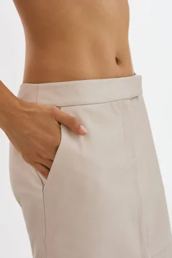 Femme LAMARQUE ABIA | Jupe Longue En Cuir à Taille Basse