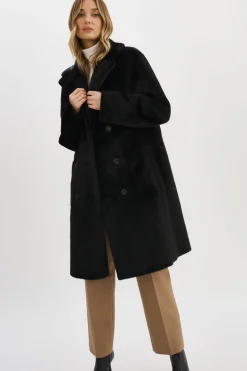Femme LAMARQUE ABIGAIL | Manteau Réversible En Fausse Peau De Mouton