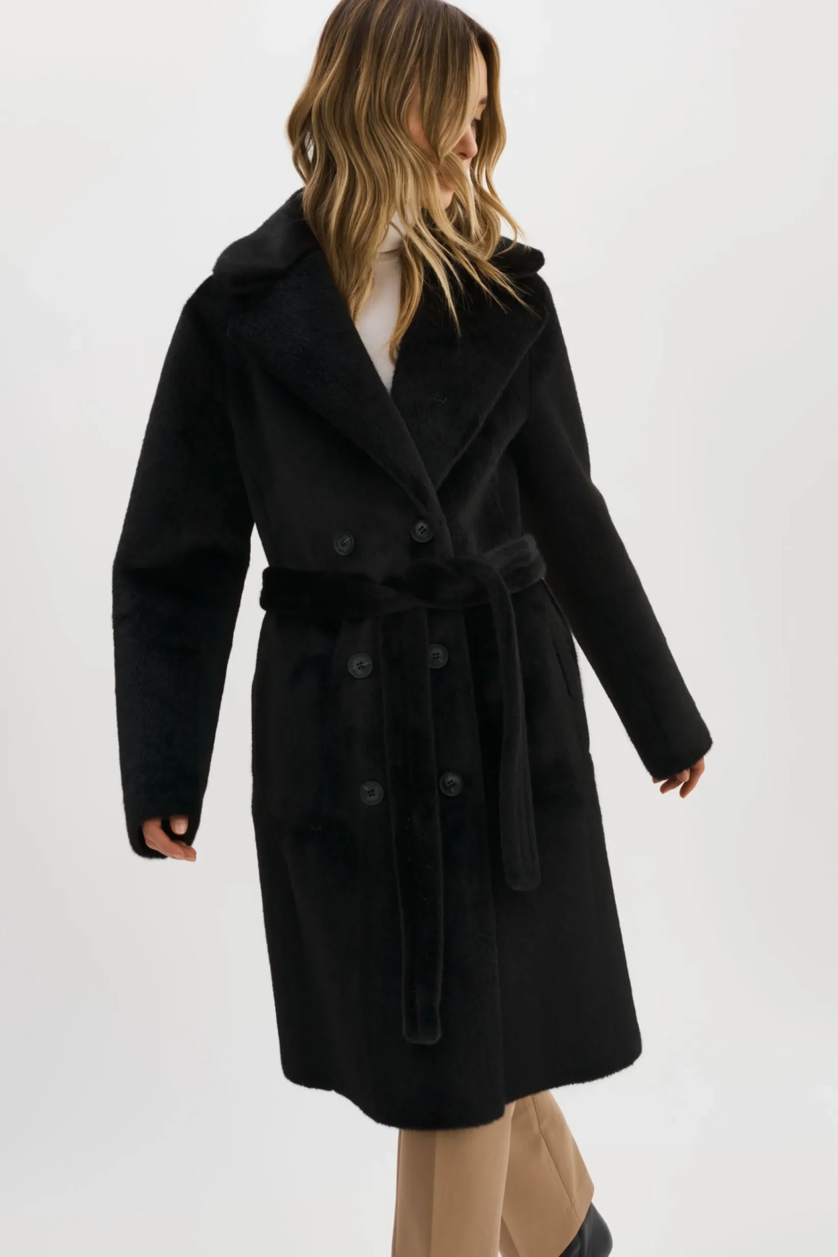 Femme LAMARQUE ABIGAIL | Manteau Réversible En Fausse Peau De Mouton