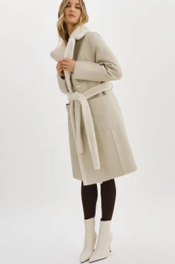 Femme LAMARQUE ABIGAIL | Manteau Réversible En Fausse Peau De Mouton