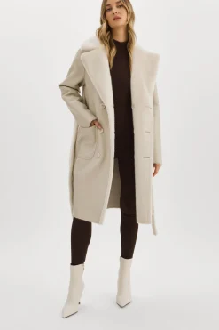 Femme LAMARQUE ABIGAIL | Manteau Réversible En Fausse Peau De Mouton