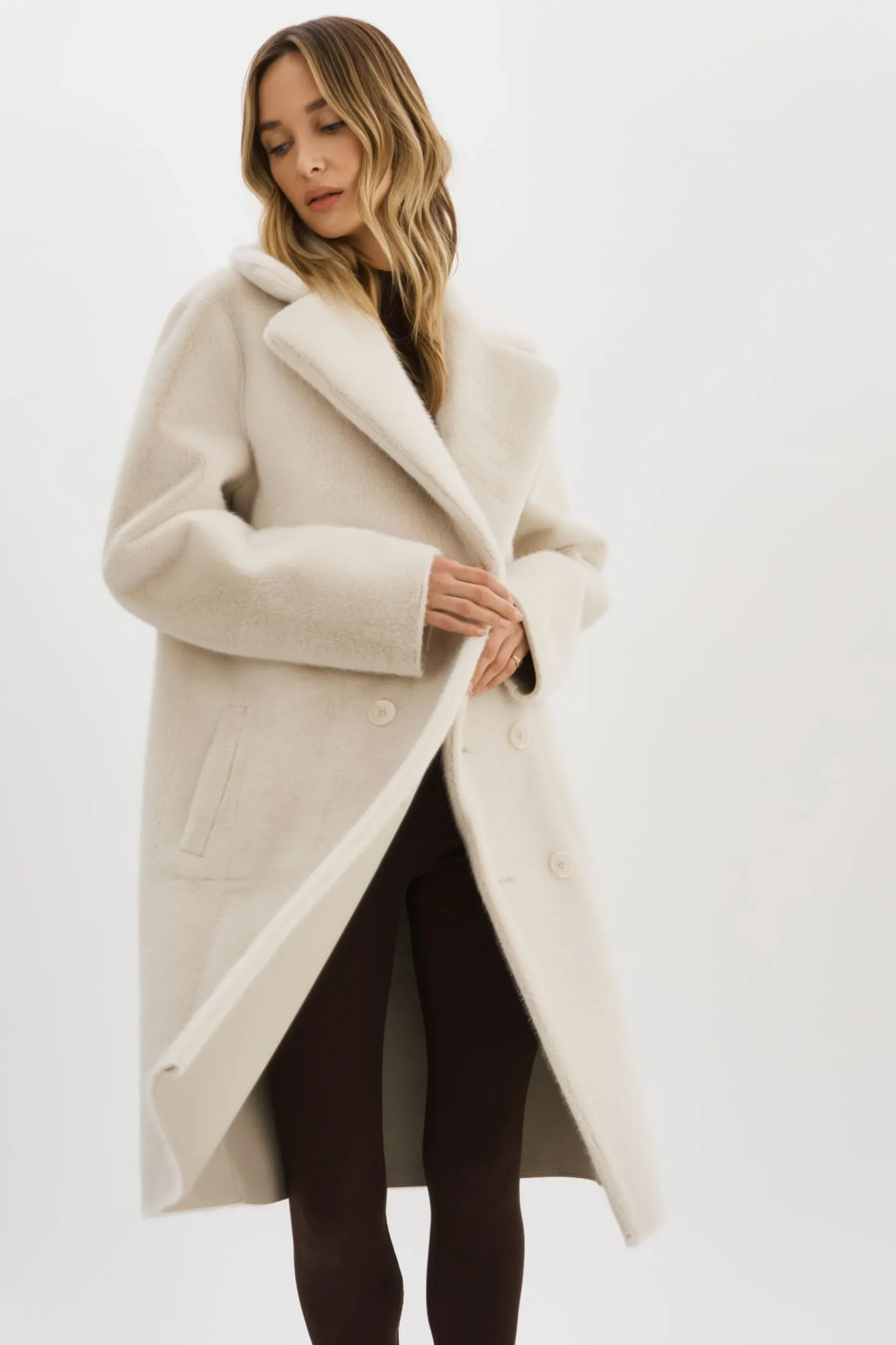 Femme LAMARQUE ABIGAIL | Manteau Réversible En Fausse Peau De Mouton