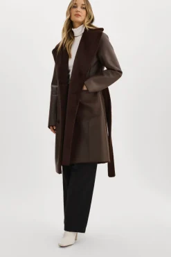 Femme LAMARQUE ABIGAIL | Manteau Réversible En Fausse Peau De Mouton