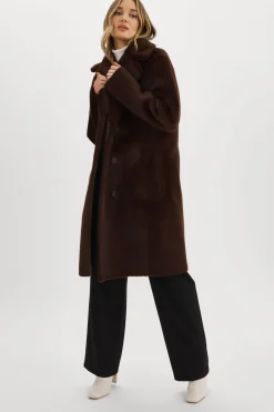 Femme LAMARQUE ABIGAIL | Manteau Réversible En Fausse Peau De Mouton