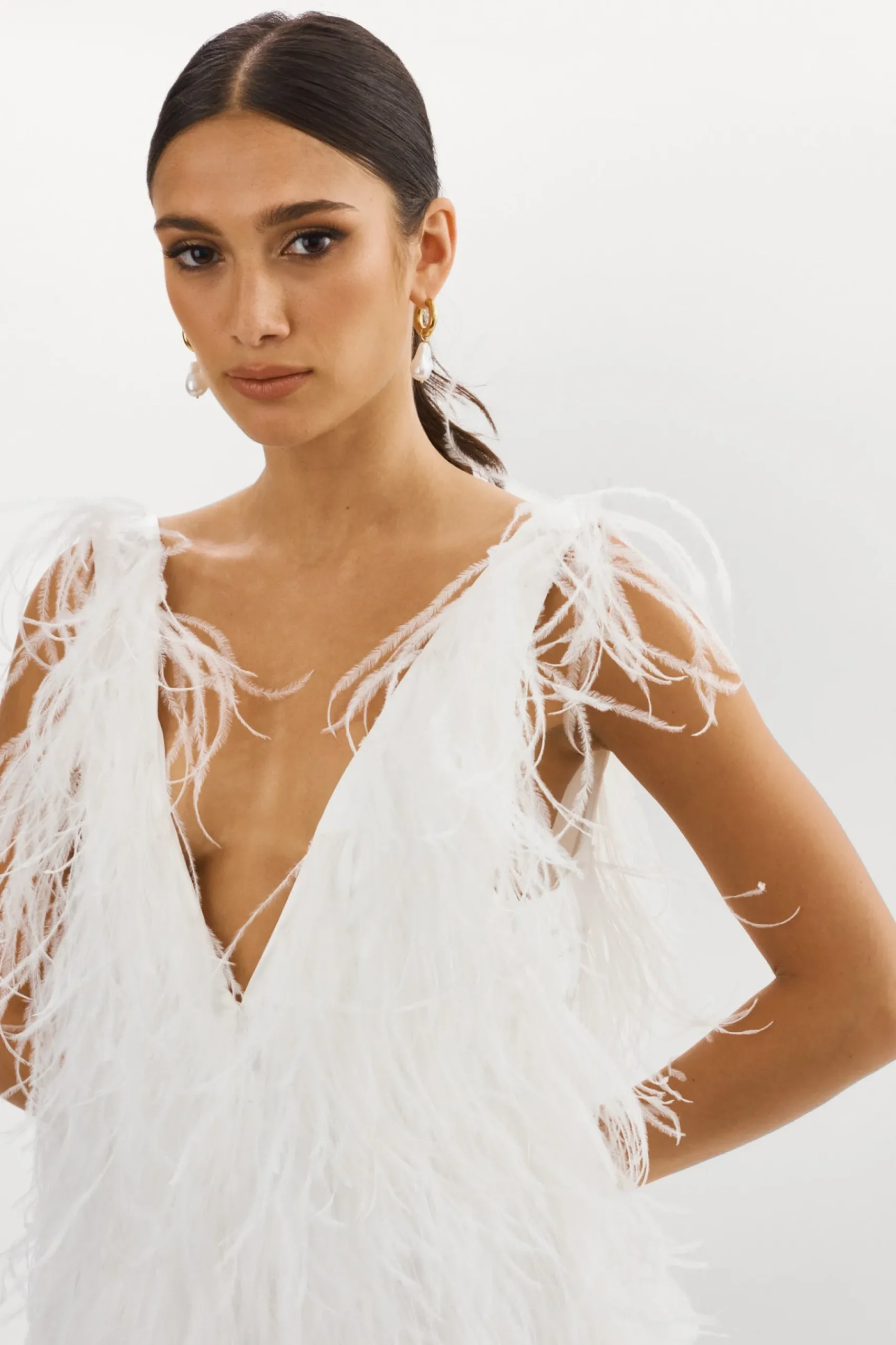 Femme LAMARQUE ALENA | Feather Dress