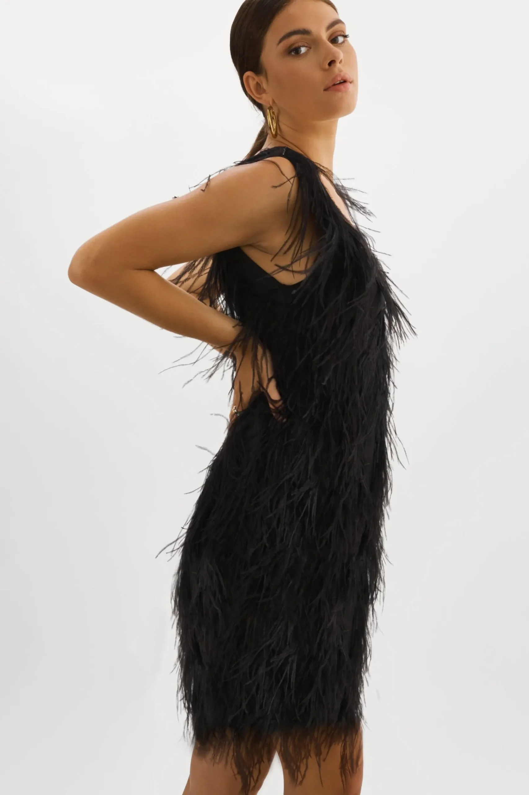 Femme LAMARQUE ALENA | Robe à Plumes