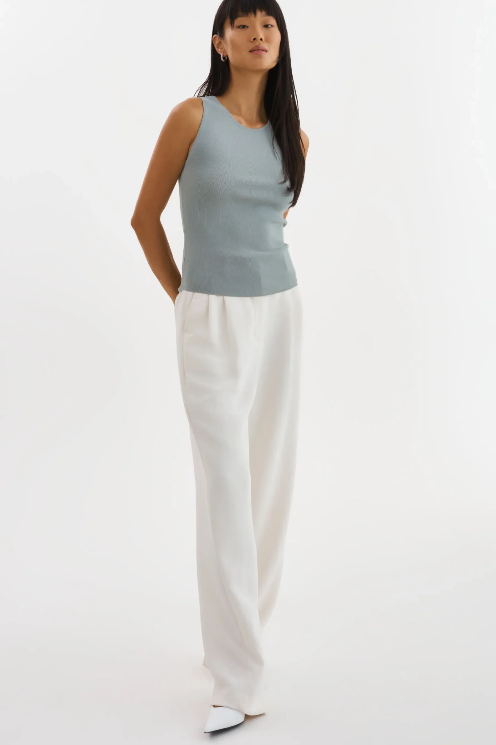 Femme LAMARQUE AMBRA | Débardeur En Tricot Côtelé