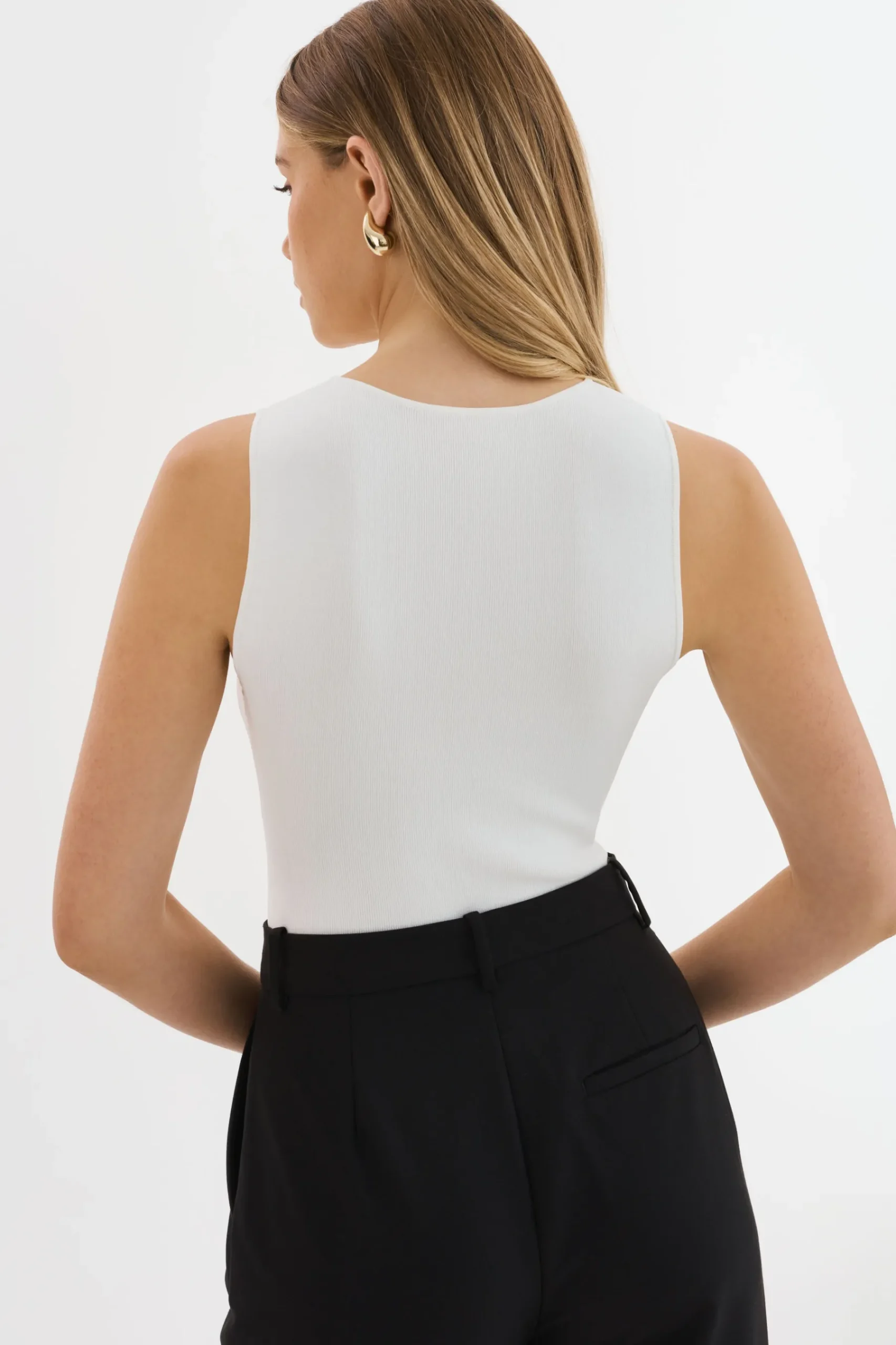 Femme LAMARQUE AMBRA | Débardeur En Tricot Côtelé