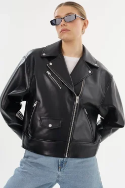 Femme LAMARQUE ANDRADE | Recycled Leather Biker Jacket