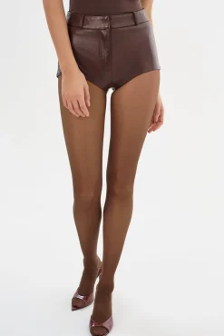 Femme LAMARQUE ANNAISE | Short Chaud En Cuir