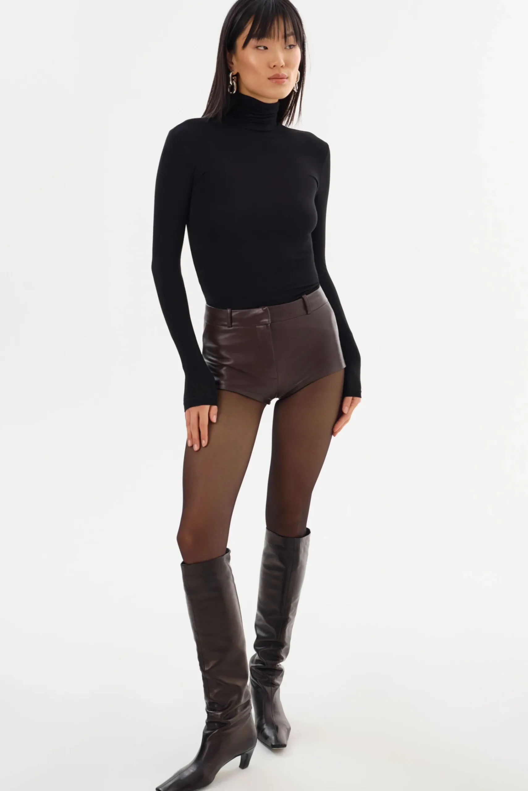 Femme LAMARQUE ANNAISE | Short Chaud En Cuir