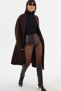 Femme LAMARQUE ANNAISE | Short Chaud En Cuir