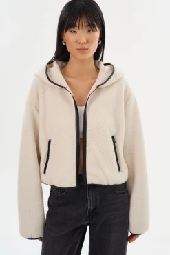 Femme LAMARQUE ARLINA | Veste à Capuche Zippée En Polaire