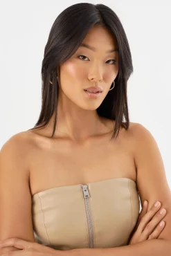 Femme LAMARQUE AVANI | Top Bustier En Similicuir