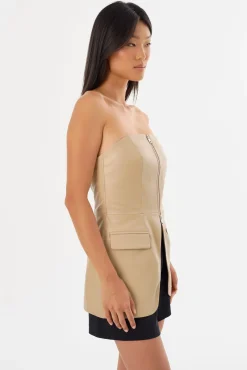 Femme LAMARQUE AVANI | Top Bustier En Similicuir
