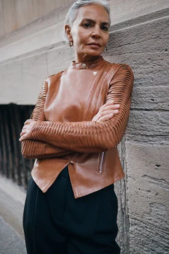 Femme LAMARQUE AZRA | Veste De Cuir