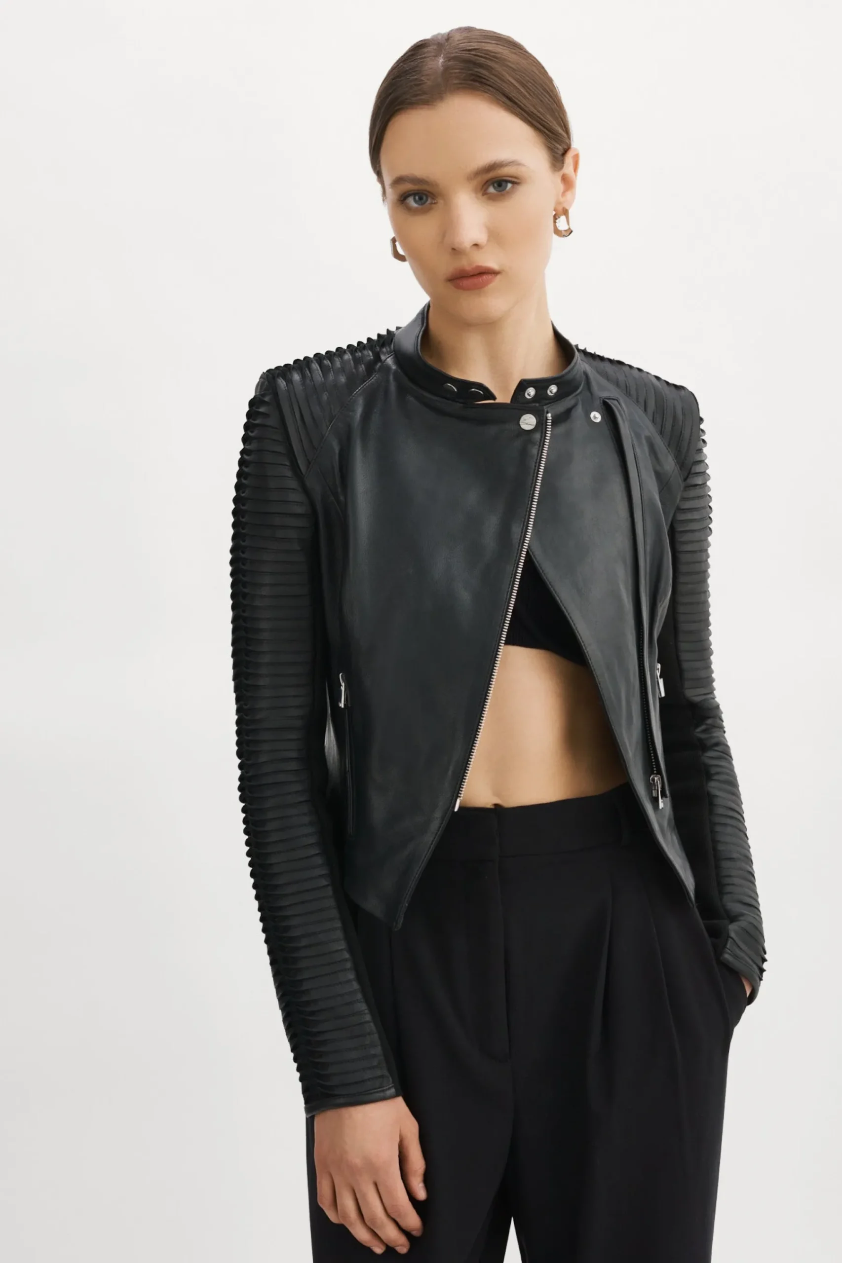 Femme LAMARQUE AZRA Veste En Cuir Signature