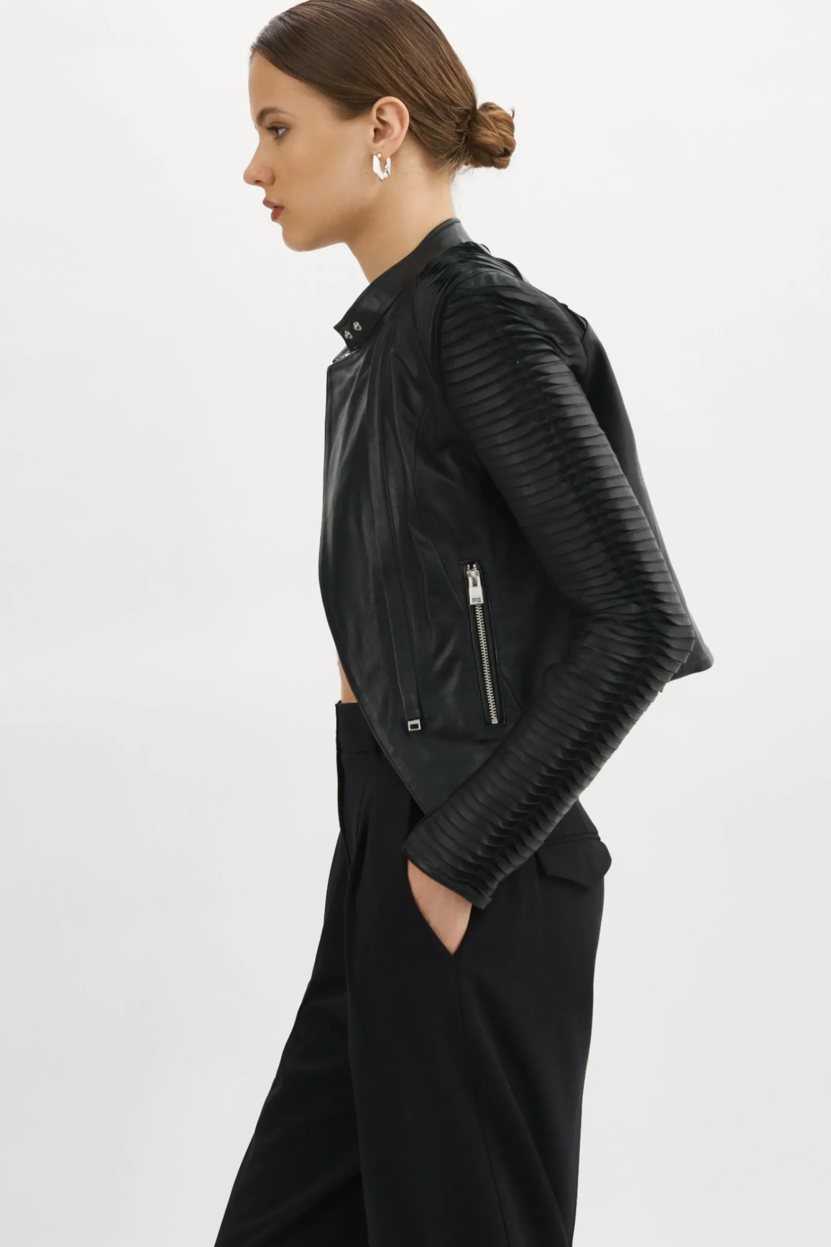 Femme LAMARQUE AZRA Veste En Cuir Signature