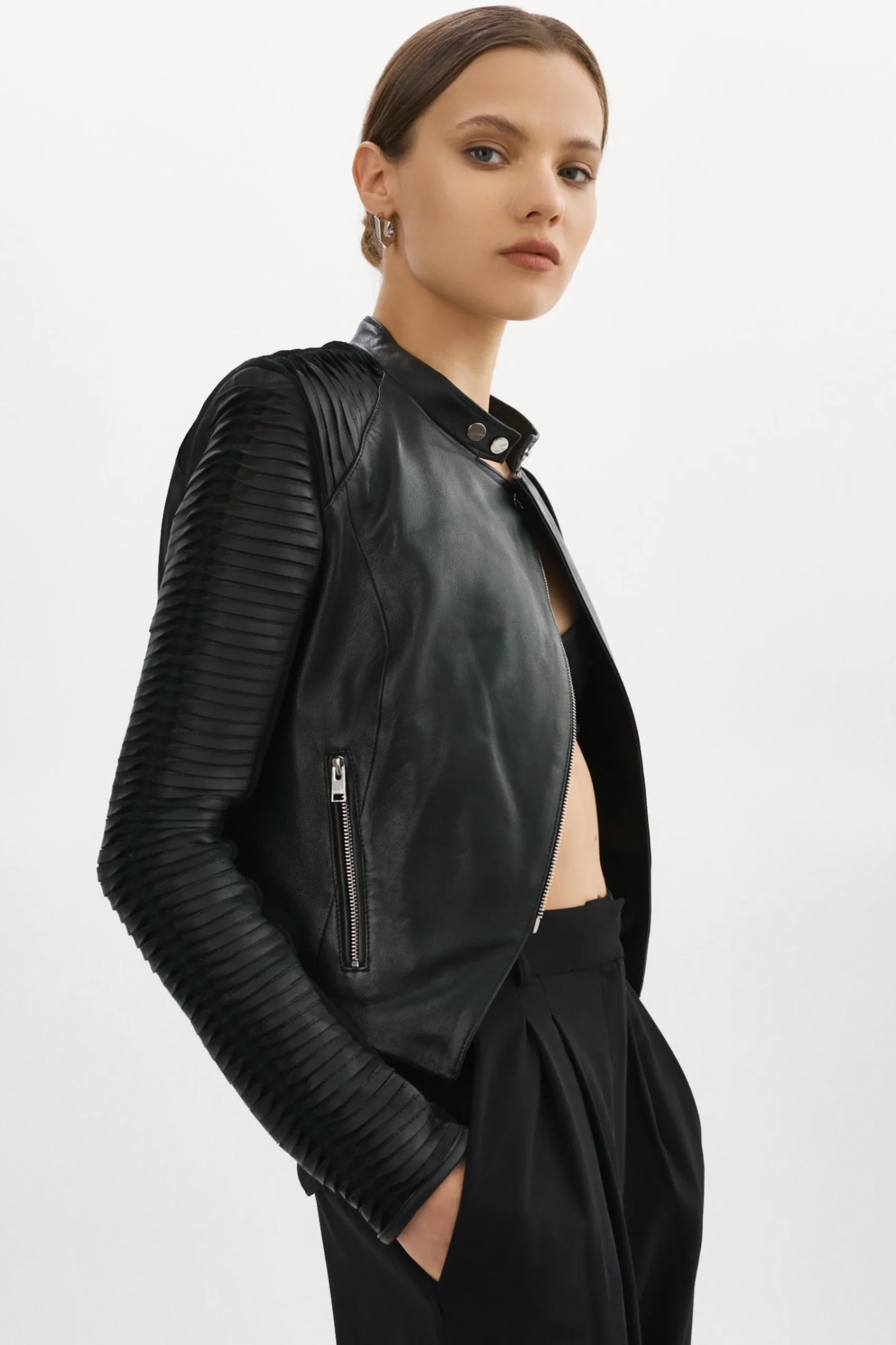 Femme LAMARQUE AZRA Veste En Cuir Signature