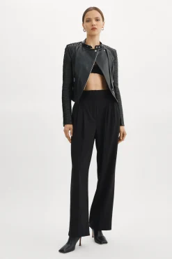 Femme LAMARQUE AZRA Veste En Cuir Signature