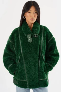 Femme LAMARQUE BADU | Oversized Faux Shearling Jacket