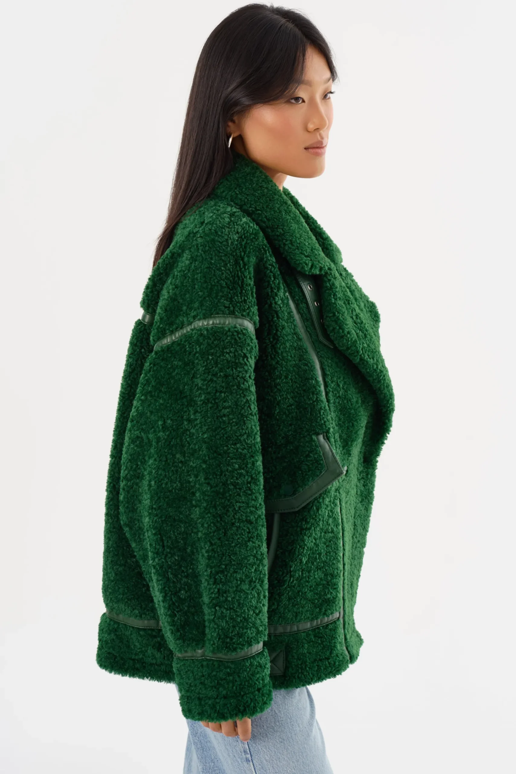 Femme LAMARQUE BADU | Oversized Faux Shearling Jacket
