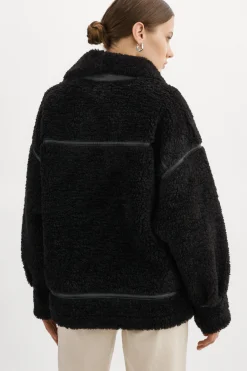 Femme LAMARQUE BADU | Veste Oversize En Fausse Peau De Mouton