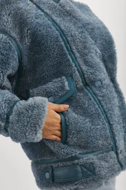 Femme LAMARQUE BADU | Veste Oversize En Fausse Peau De Mouton