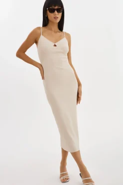 Femme LAMARQUE BETTINA | Robe En Tricot Côtelé