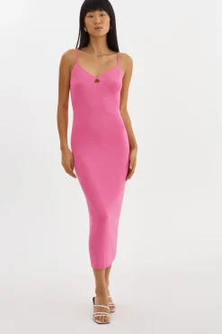 Femme LAMARQUE BETTINA | Robe En Tricot Côtelé