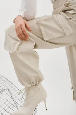 Femme LAMARQUE BOBBI | Pantalon Cargo En Similicuir