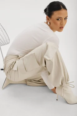 Femme LAMARQUE BOBBI | Pantalon Cargo En Similicuir