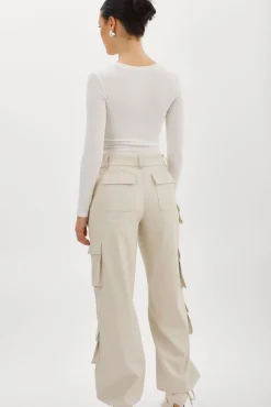 Femme LAMARQUE BOBBI | Pantalon Cargo En Similicuir