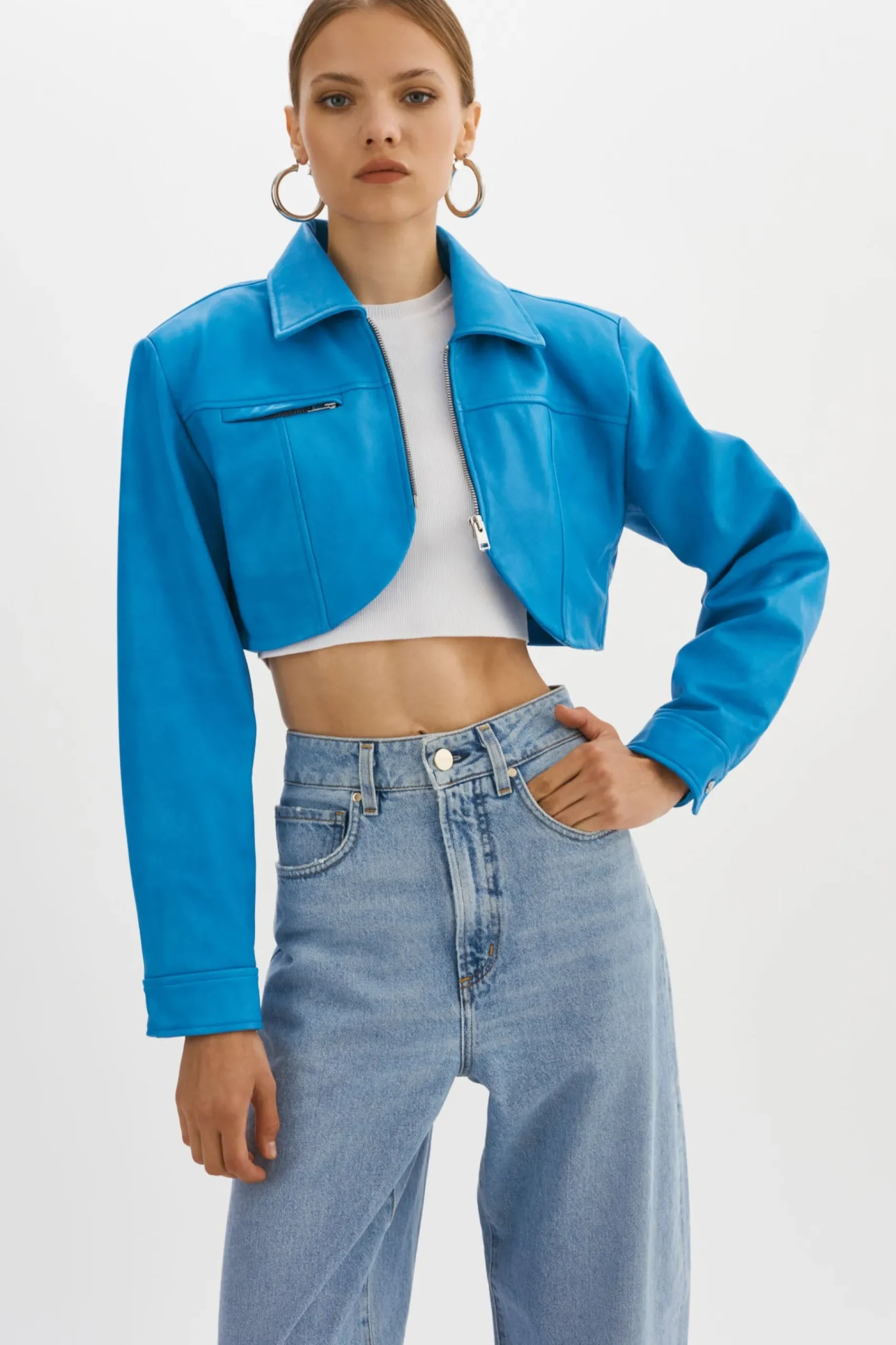 Femme LAMARQUE BRIELLE | Veste Courte En Cuir