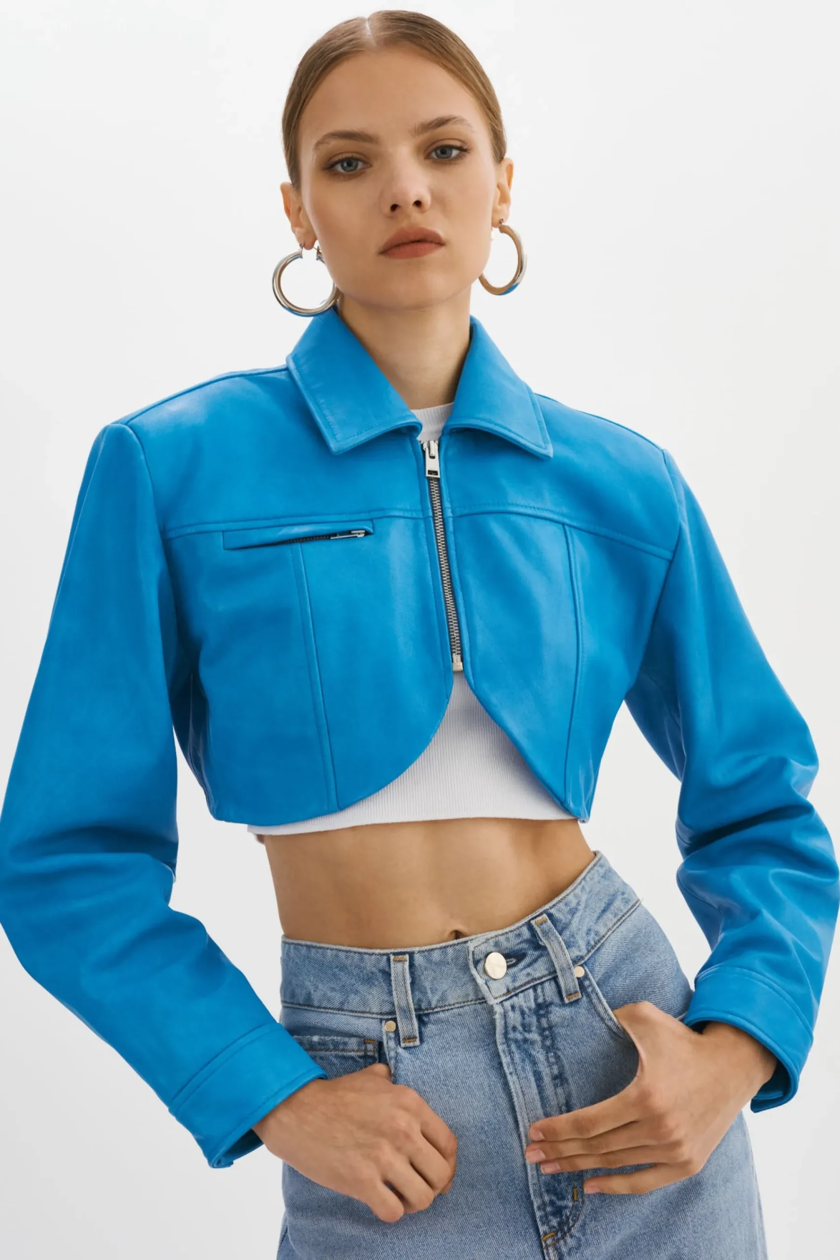 Femme LAMARQUE BRIELLE | Veste Courte En Cuir