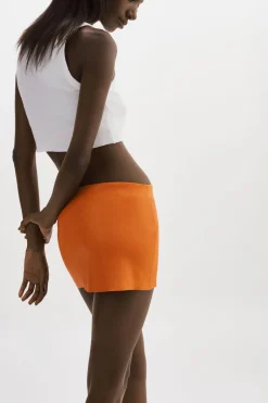Femme LAMARQUE BRISSA | Mini-jupe En Cuir