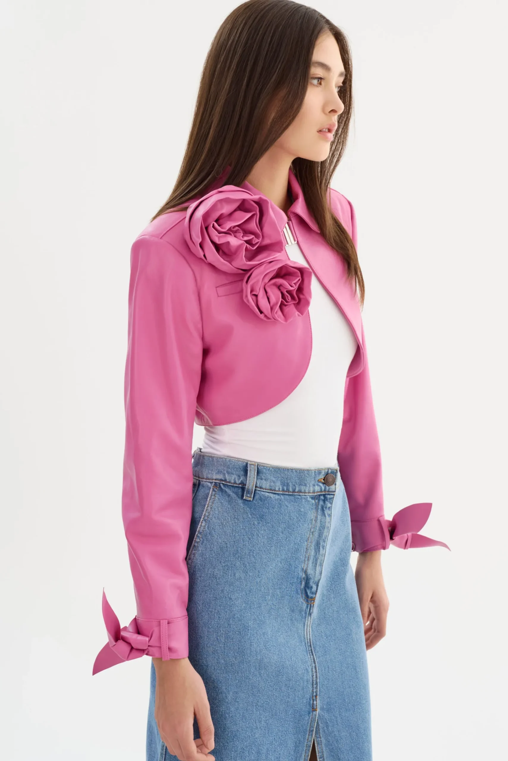 Femme LAMARQUE CALISTA | Appliqué Leather Bolero