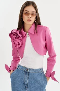 Femme LAMARQUE CALISTA | Appliqué Leather Bolero