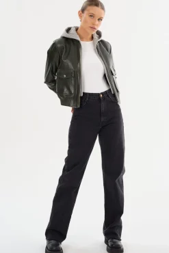 Femme LAMARQUE CANDACE | Leather Bomber Jacket