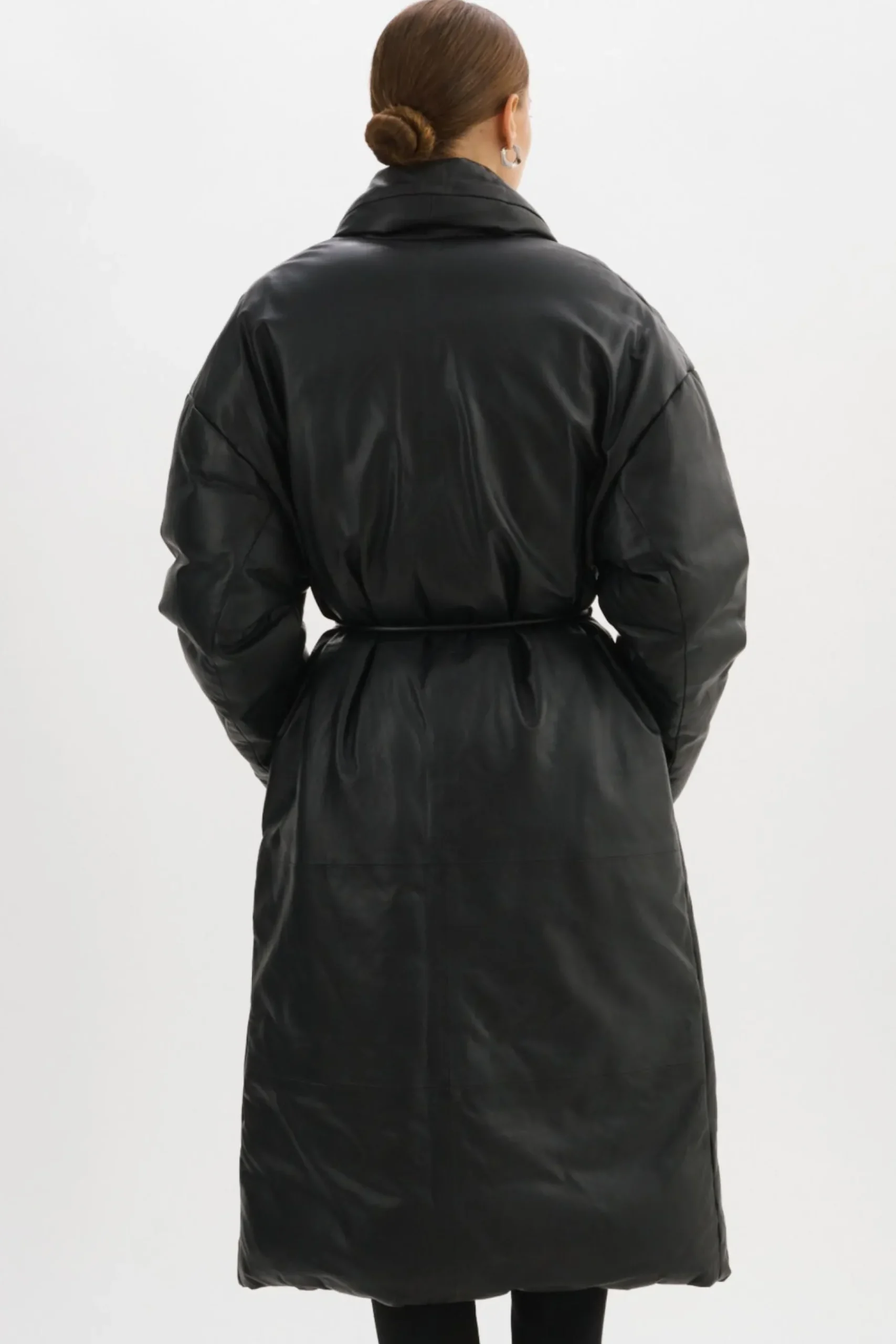Femme LAMARQUE CATALINA Manteau-couverture Surdimensionné En Cuir