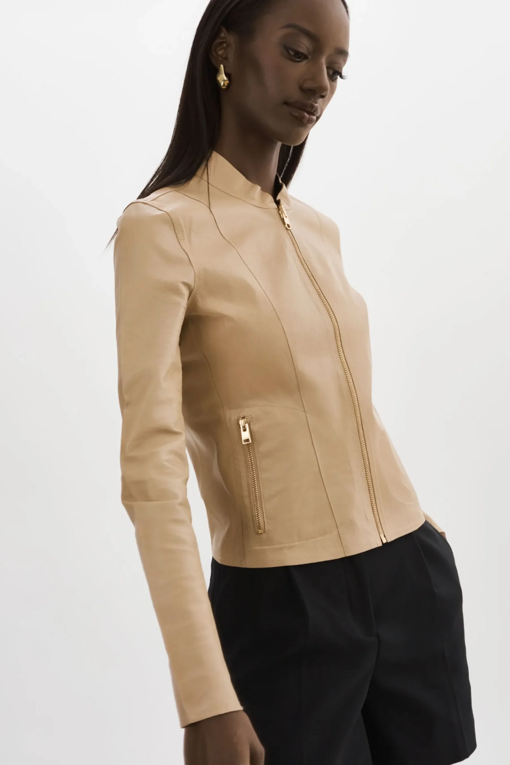 Femme LAMARQUE CHAPIN | Blouson En Cuir Réversible