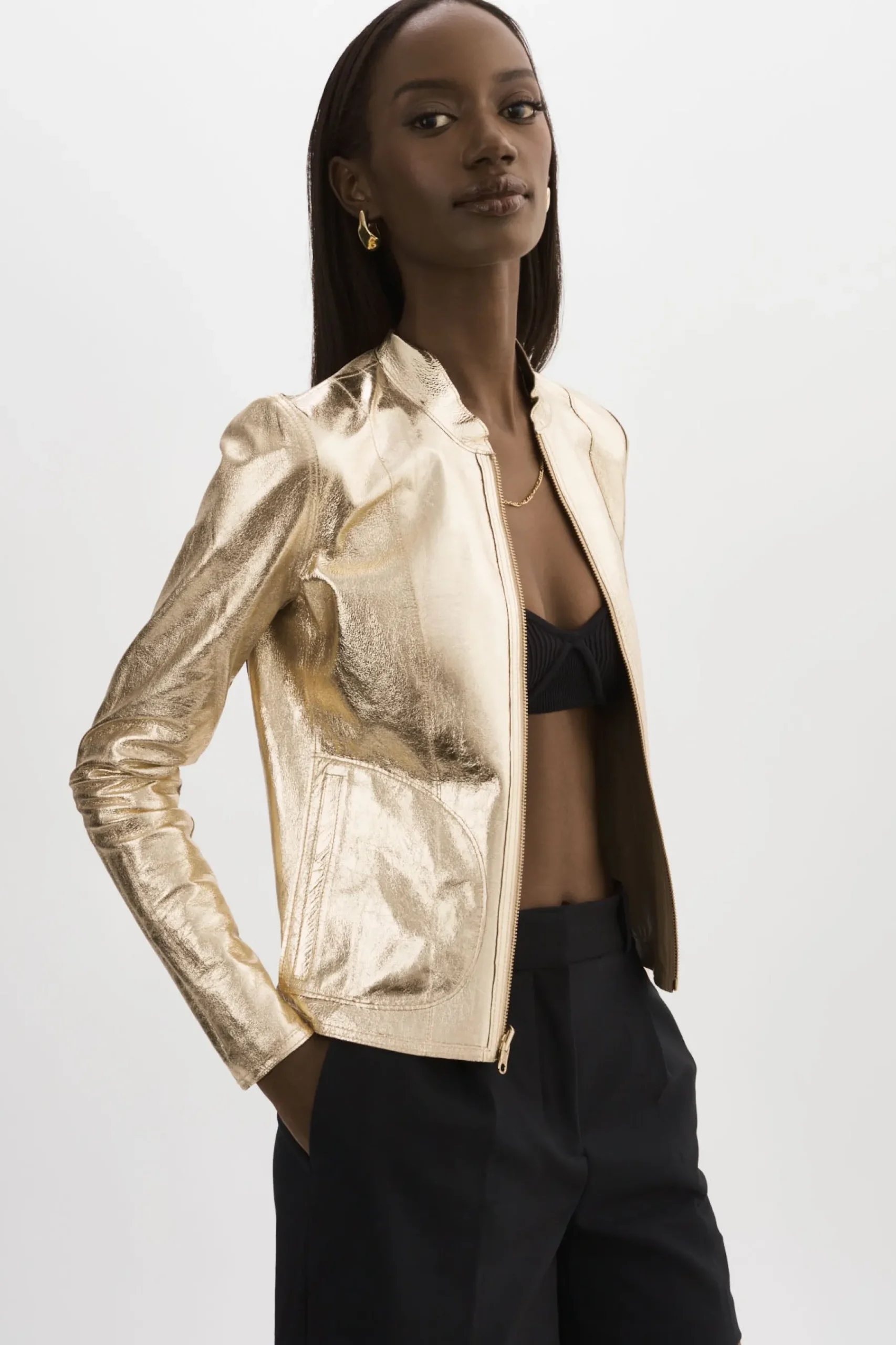 Femme LAMARQUE CHAPIN | Blouson En Cuir Réversible