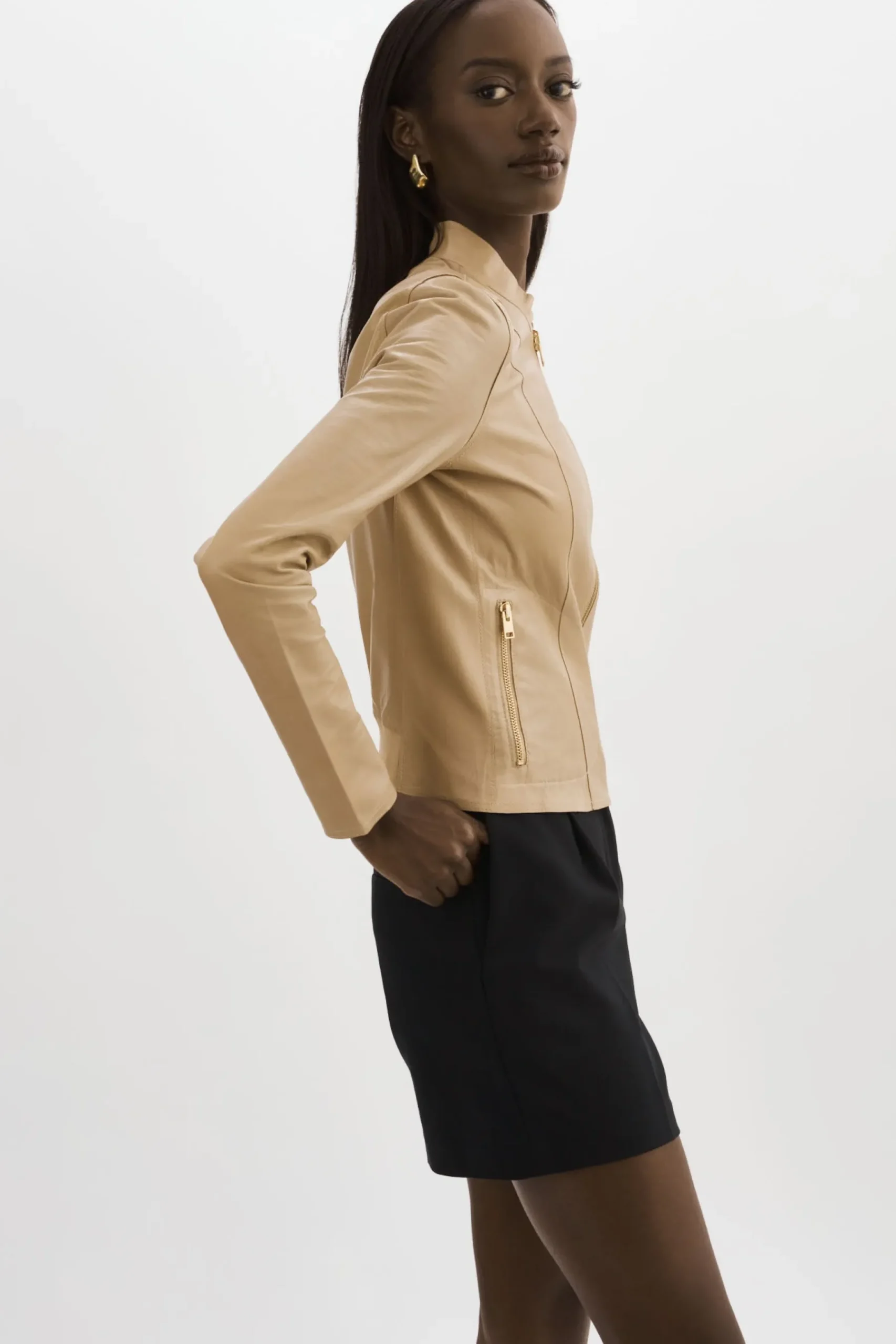 Femme LAMARQUE CHAPIN | Blouson En Cuir Réversible