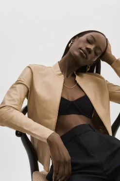 Femme LAMARQUE CHAPIN | Blouson En Cuir Réversible