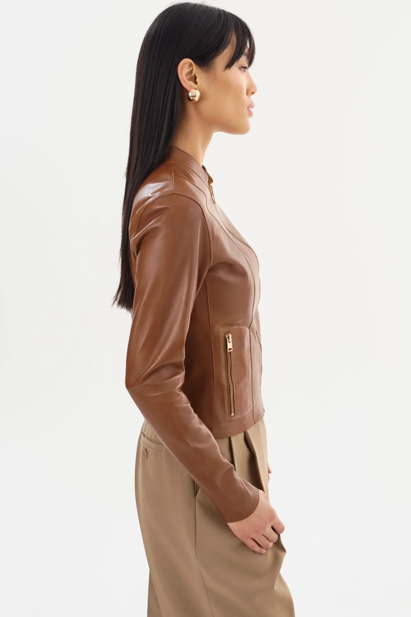 Femme LAMARQUE CHAPIN | Reversible Leather Bomber