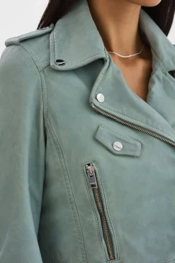 Femme LAMARQUE CIARA | Veste Motard Courte En Cuir