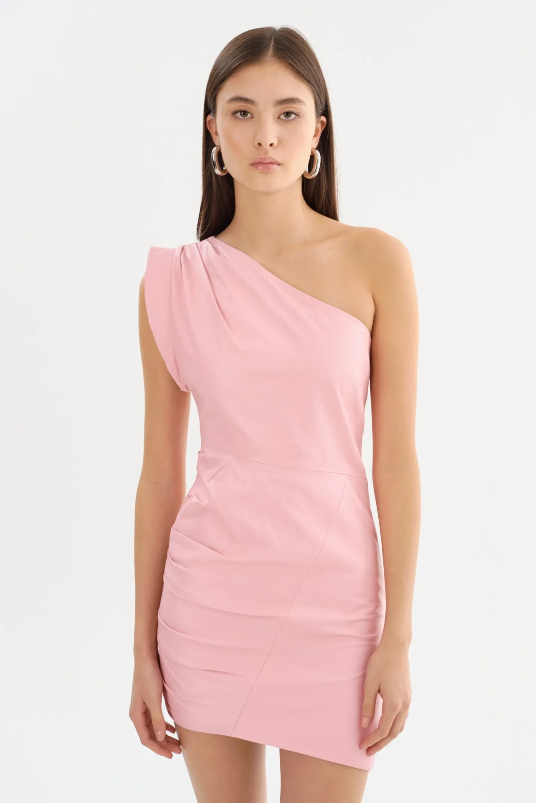 Femme LAMARQUE COREY | Robe En Cuir à Une épaule
