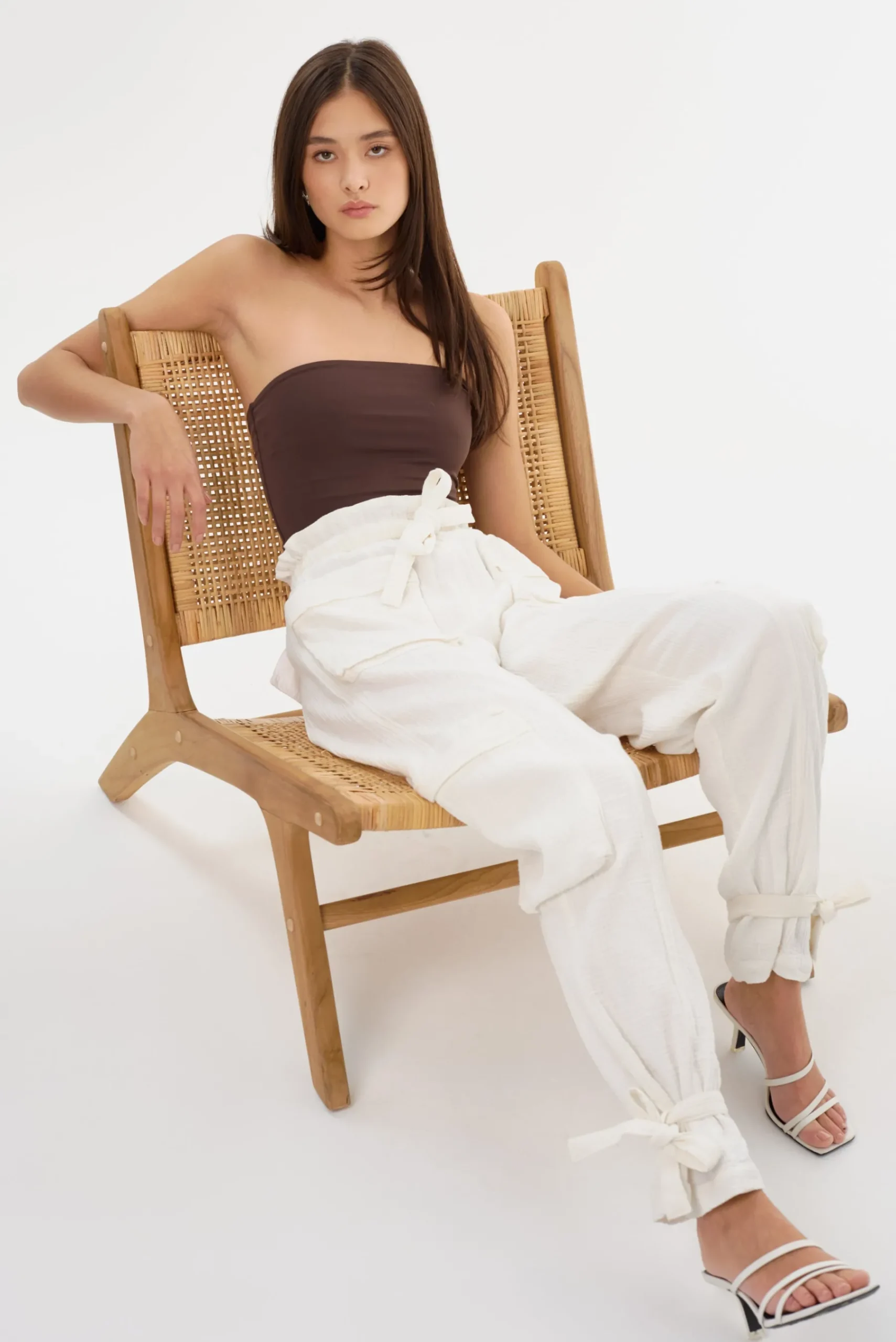 Femme LAMARQUE CRESTIN | Pantalons Cargo En Coton