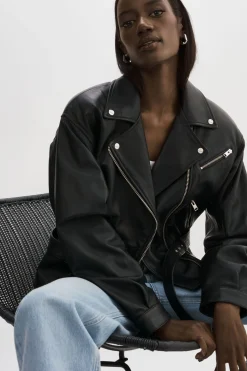 Femme LAMARQUE DANIELA | Veste Moto En Cuir
