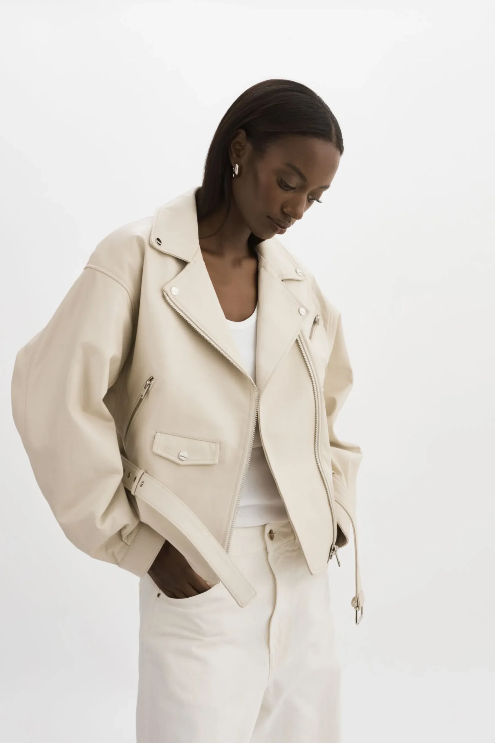 Femme LAMARQUE DANIELA | Veste Moto En Cuir